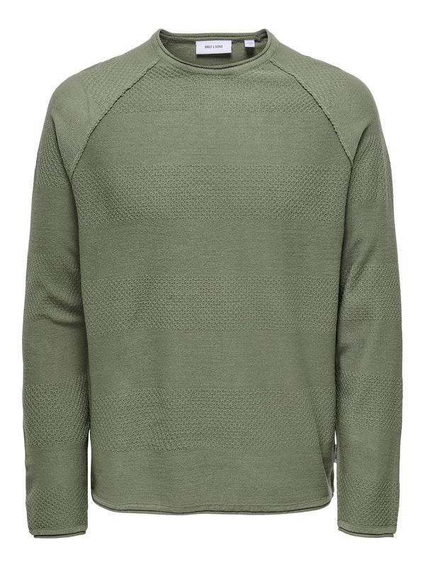 Only & Sons Only & Sons Pulover  maslinasta