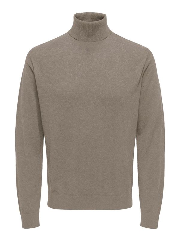 Only & Sons Only & Sons Pulover 'ONSLOUI'  svijetlosmeđa