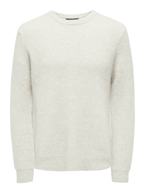 Only & Sons Only & Sons Pulover 'ONSTEGAN'  bijela