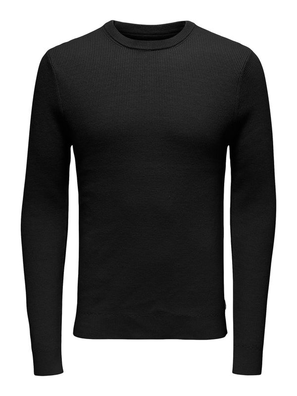 Only & Sons Only & Sons Pulover 'Phill'  crna