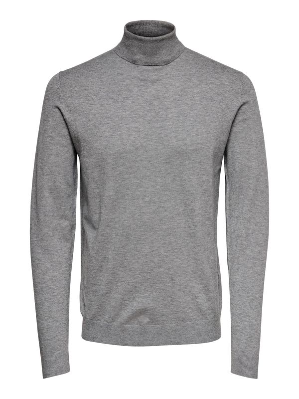 Only & Sons Only & Sons Pulover 'Wyler'  siva melange