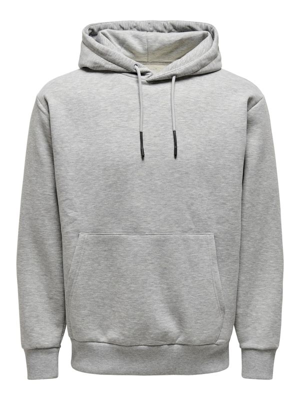 Only & Sons Only & Sons Sweater majica 'Ceres'  siva melange
