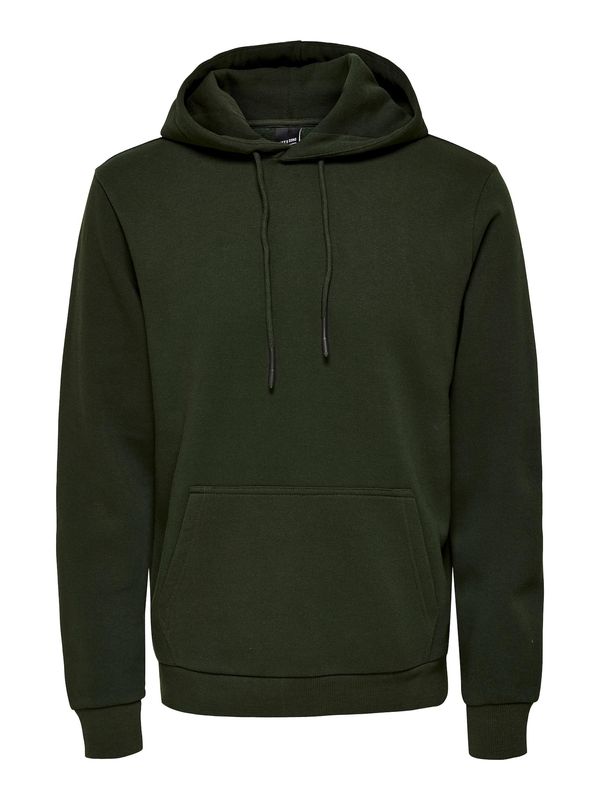 Only & Sons Only & Sons Sweater majica 'Ceres'  tamno zelena