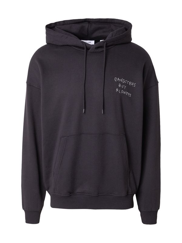 Only & Sons Only & Sons Sweater majica  crna / bijela