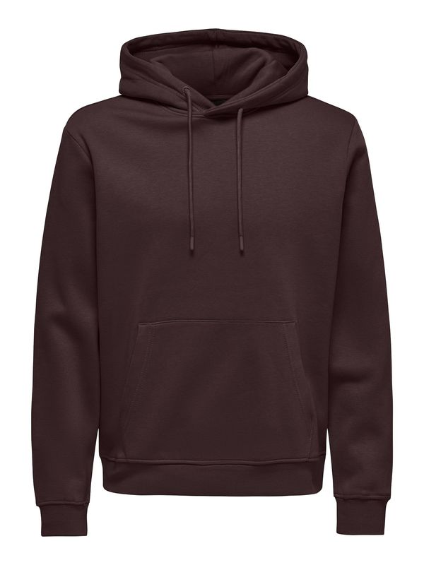 Only & Sons Only & Sons Sweater majica 'ONSCONNOR'  burgund
