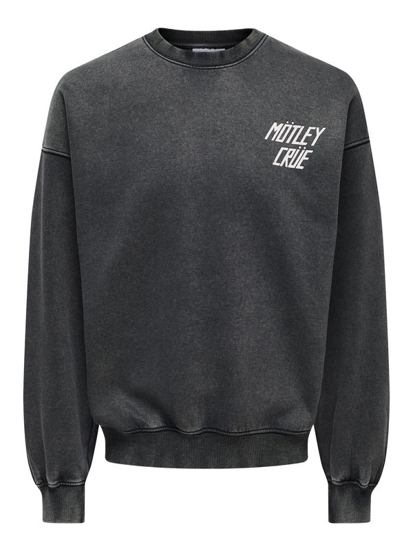 Only & Sons Only & Sons Sweater majica  vatreno crvena / crna / bijela