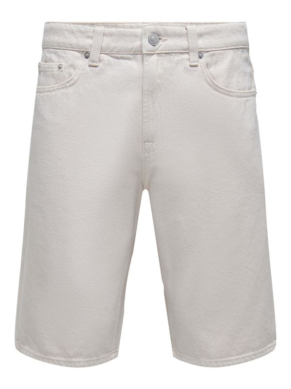 Only & Sons Only & Sons Traperice 'AVI'  ecru/prljavo bijela