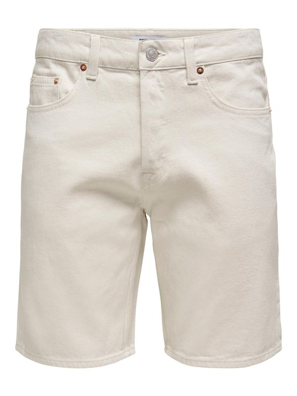 Only & Sons Only & Sons Traperice 'Edge'  bijeli traper
