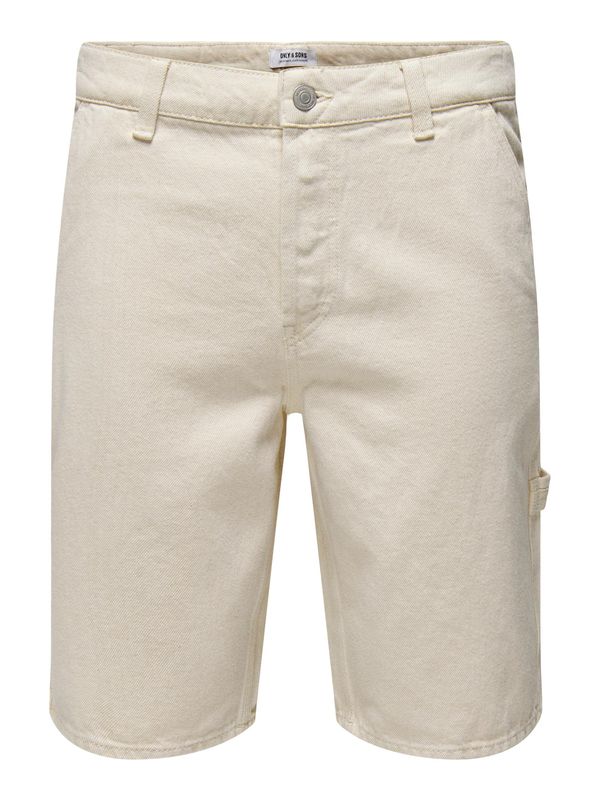 Only & Sons Only & Sons Traperice 'Edge'  ecru/prljavo bijela