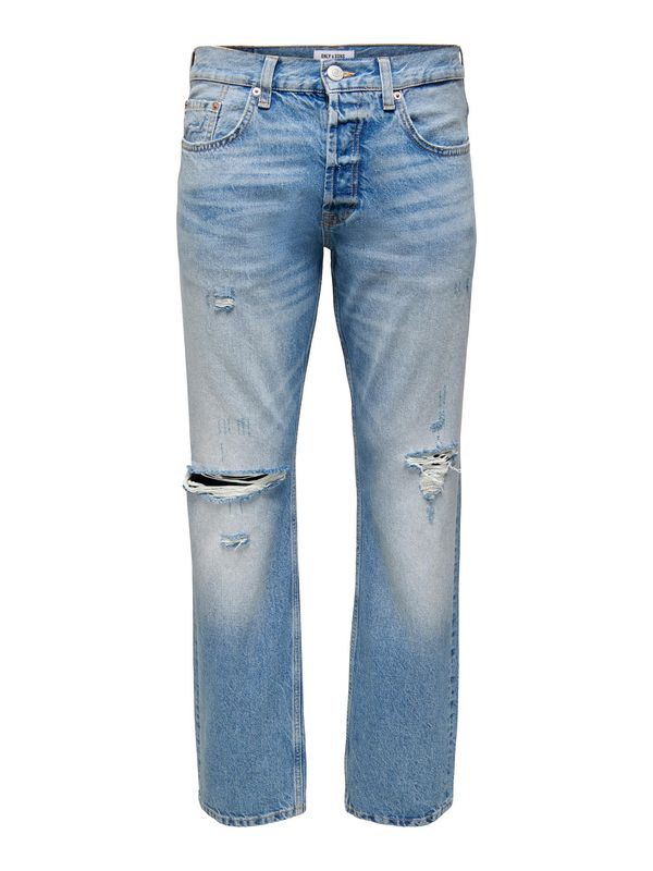 Only & Sons Only & Sons Traperice 'Edge'  plavi traper