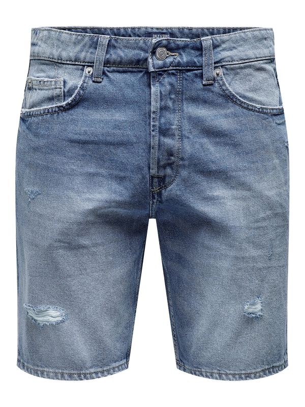 Only & Sons Only & Sons Traperice 'Edge'  plavi traper