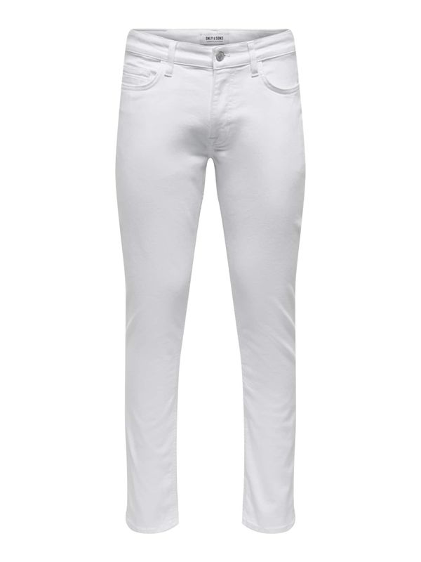 Only & Sons Only & Sons Traperice 'Loom'  bijeli traper