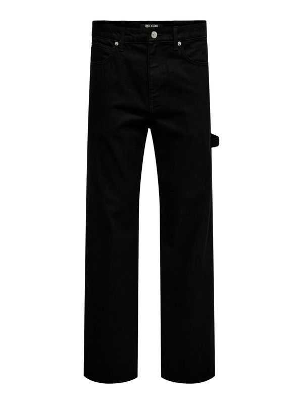 Only & Sons Only & Sons Traperice 'ONSEDGE'  crni traper