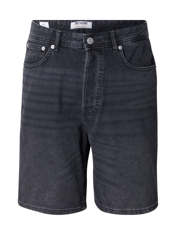 Only & Sons Only & Sons Traperice 'ONSFADE'  crni traper