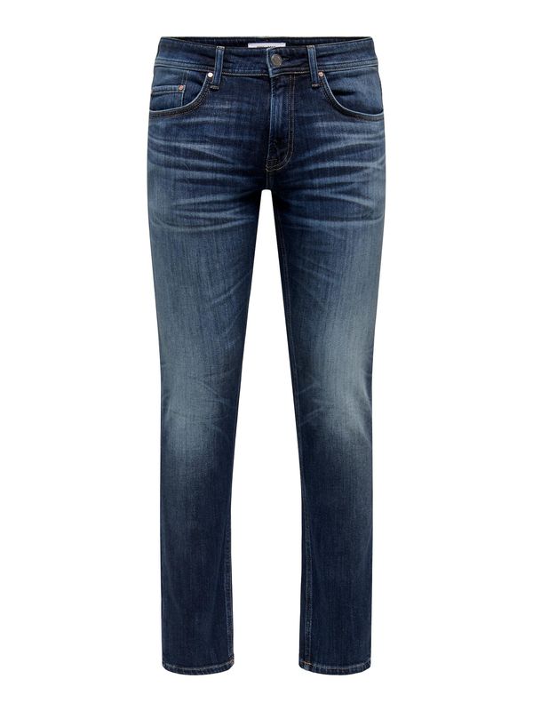 Only & Sons Only & Sons Traperice 'Weft'  tamno plava