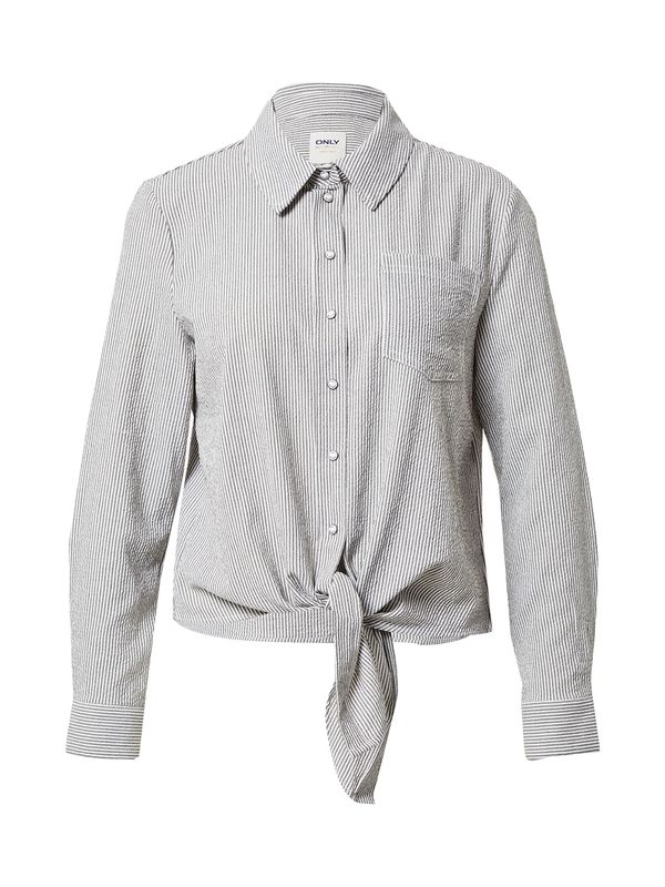 ONLY ONLY Bluza 'Lecey'  tamo siva / bijela