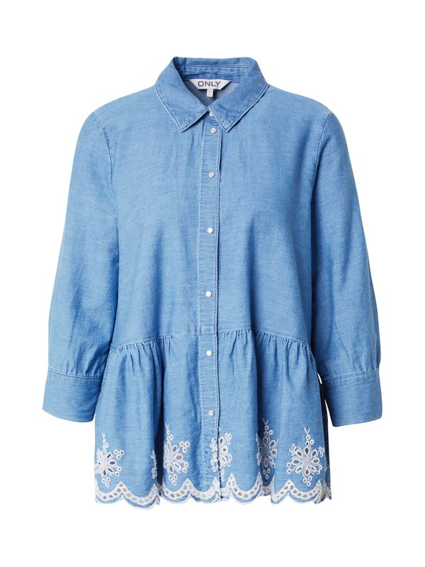 ONLY ONLY Bluza 'ONLCANBERRA'  plavi traper / bijela