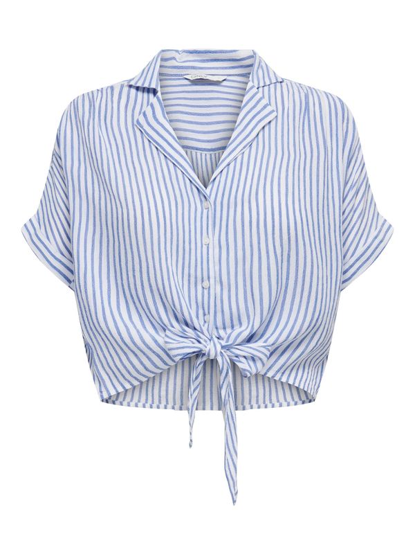ONLY ONLY Bluza 'Paula'  plava / bijela
