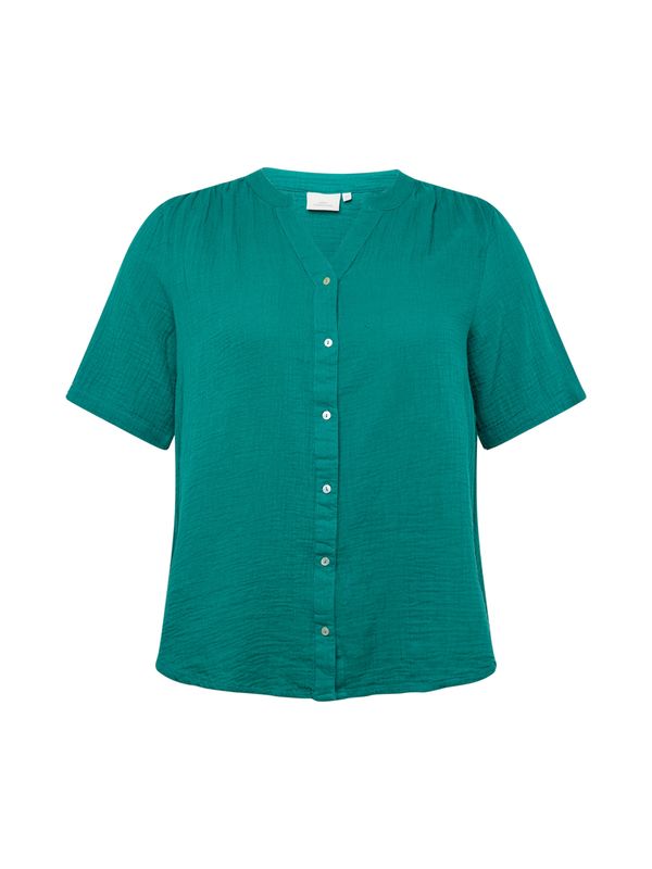 ONLY Carmakoma ONLY Carmakoma Bluza 'CARTHYRA'  smaragdno zelena
