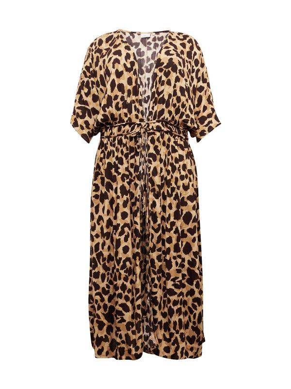 ONLY Carmakoma ONLY Carmakoma Kimono 'BRUNO'  bež / crna