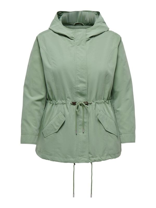 ONLY Carmakoma ONLY Carmakoma Lagana parka  pastelno zelena