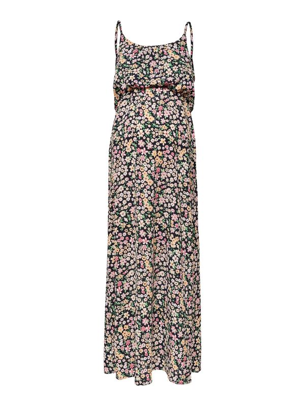 Only Maternity Only Maternity Ljetna haljina 'ONLWinner'  pijesak / zelena / pastelno roza / crna