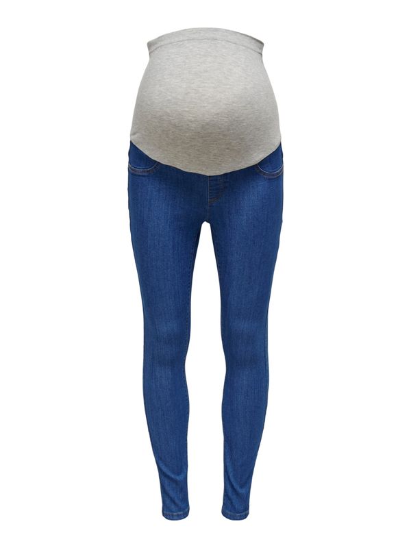 Only Maternity Only Maternity Traper tajice 'Rain'  plavi traper / bijela