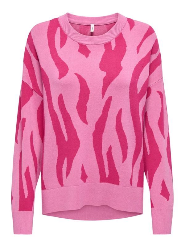 ONLY ONLY Pulover  magenta / svijetloroza
