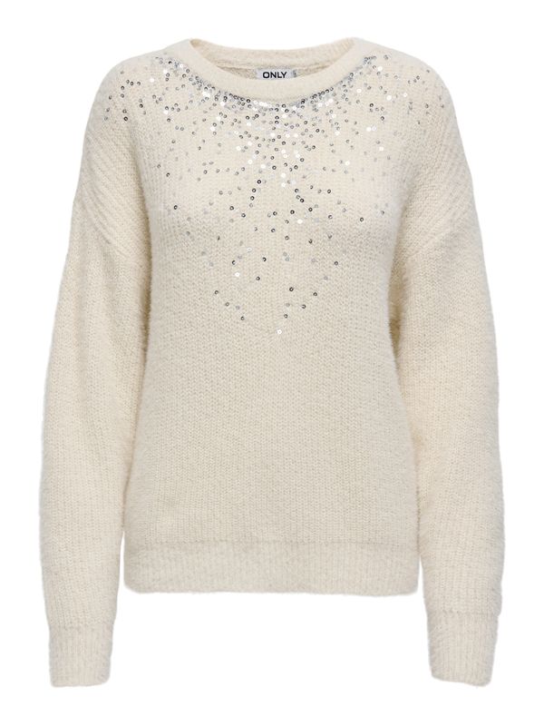 ONLY ONLY Pulover 'ONLCLARIS'  boja pijeska / srebro