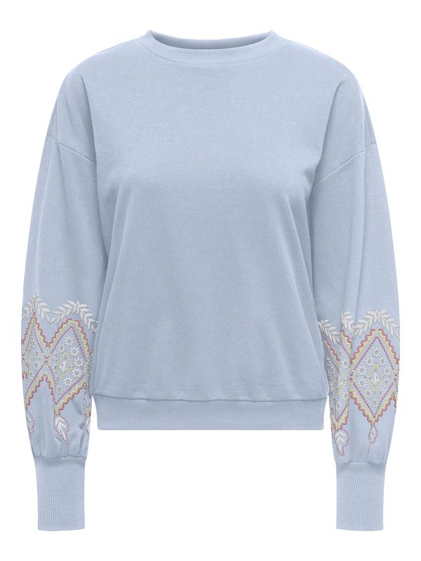 ONLY ONLY Sweater majica 'ONLBROOKE'  svijetloplava / crvena / bijela