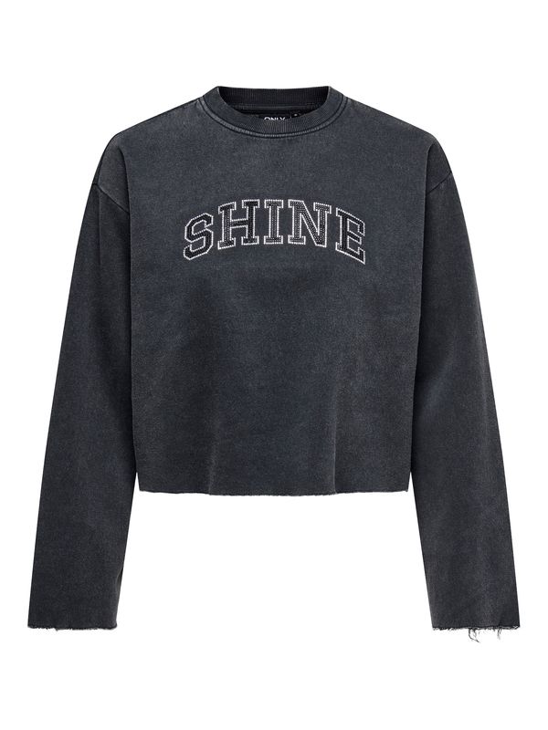ONLY ONLY Sweater majica 'ONLCallie'  crna / bijela