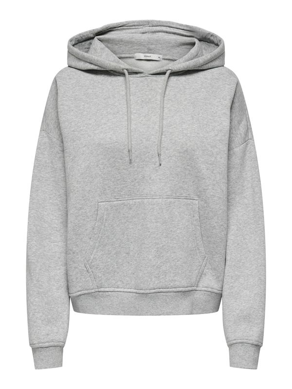 ONLY ONLY Sweater majica  siva melange