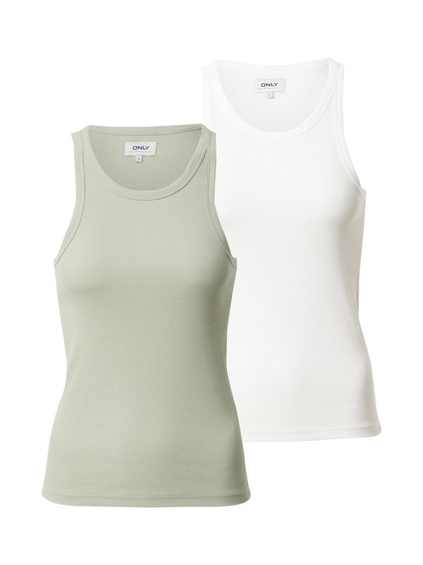 ONLY ONLY Top 'Lindsay'  pastelno zelena / bijela
