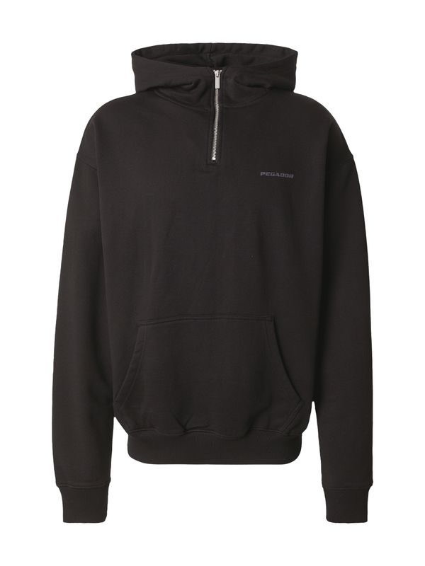 Pegador Pegador Sweater majica  tamo siva / crna