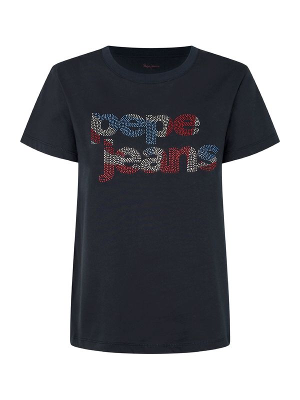 Pepe Jeans Pepe Jeans Majica 'FERNANDINE'  azur / tamno plava / crvena / bijela