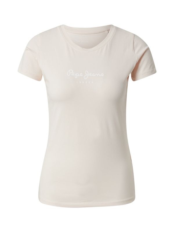 Pepe Jeans Pepe Jeans Majica 'VIRGINIA'  puder roza / bijela