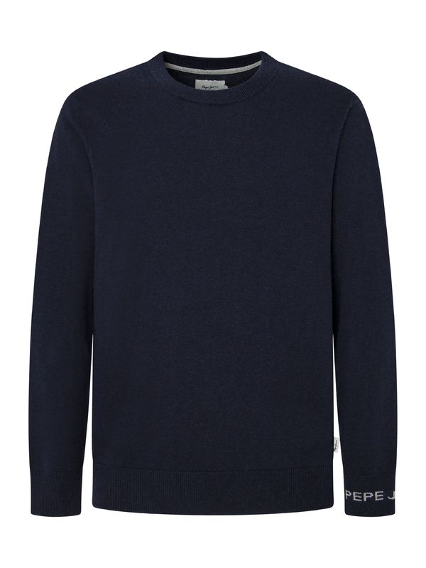 Pepe Jeans Pepe Jeans Pulover 'NEW ANDRE'  tamno plava / siva melange