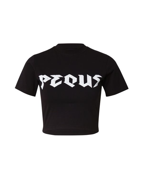 Pequs Pequs Majica  crna / bijela