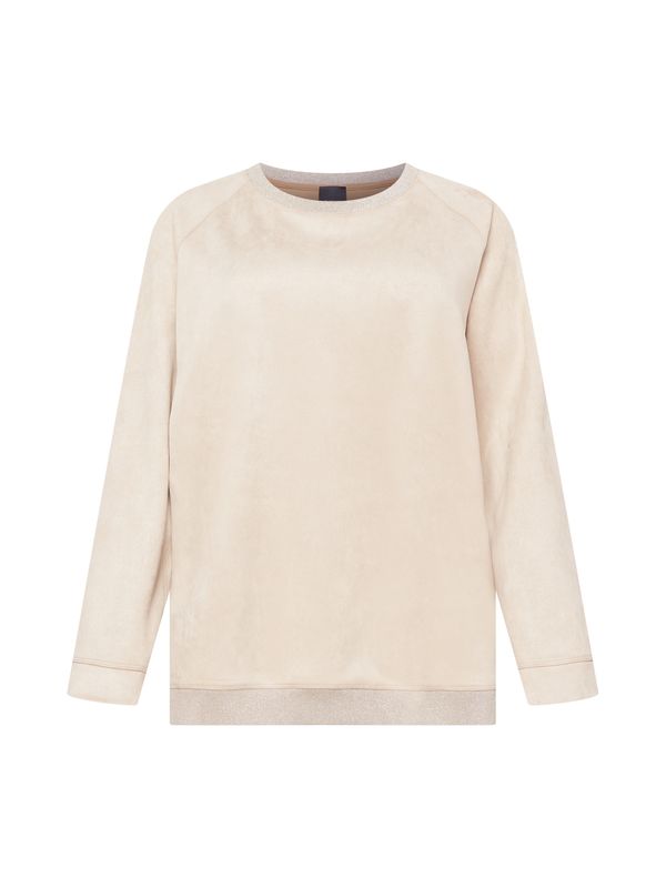 Persona by Marina Rinaldi Persona by Marina Rinaldi Sweater majica 'OCCHIO'  bež
