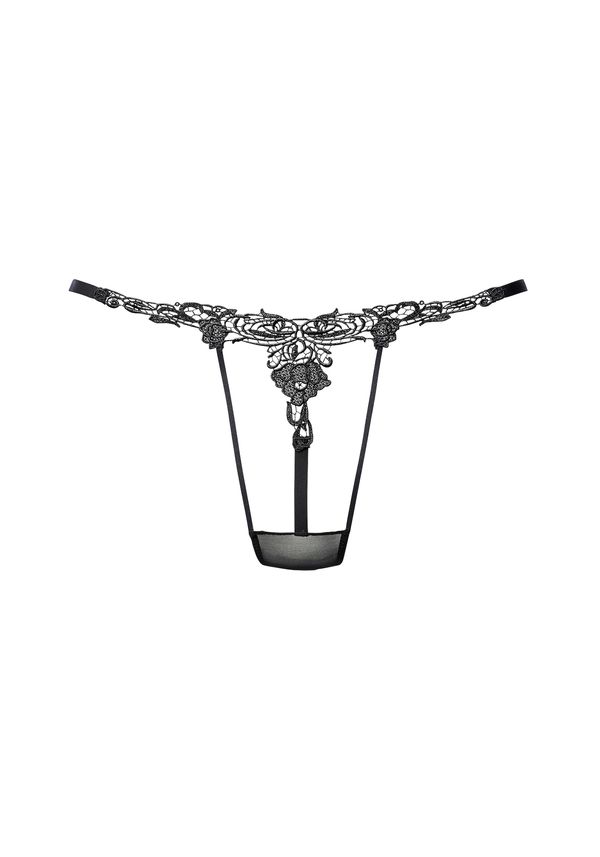 PETITE FLEUR GOLD PETITE FLEUR GOLD Tanga gaćice  crna