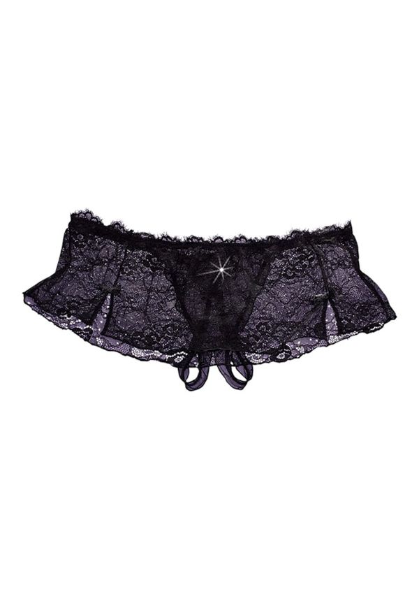 PETITE FLEUR GOLD PETITE FLEUR GOLD Tanga gaćice  crna