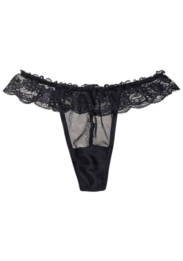 PETITE FLEUR GOLD PETITE FLEUR GOLD Tanga gaćice  crna