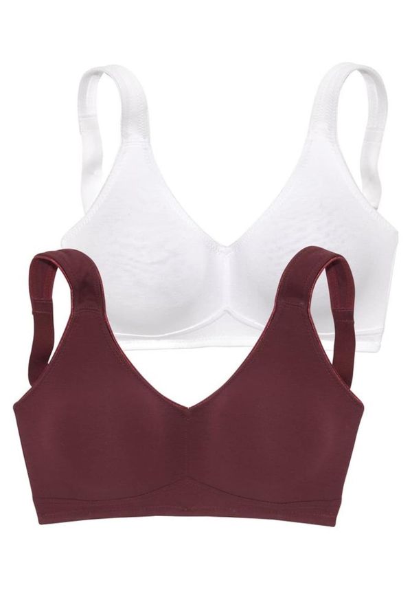 PETITE FLEUR PETITE FLEUR Grudnjak  bordo / bijela