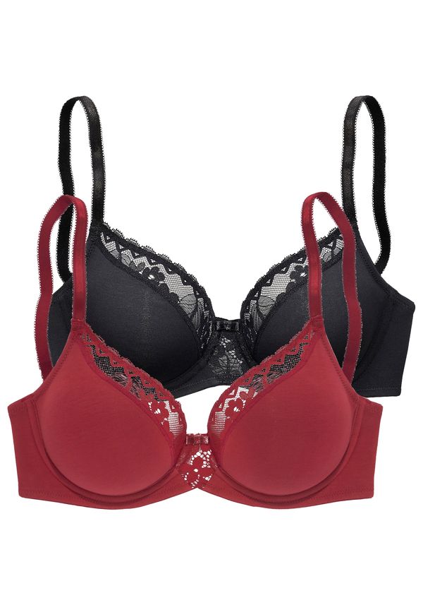 PETITE FLEUR PETITE FLEUR Grudnjak  crvena / crna