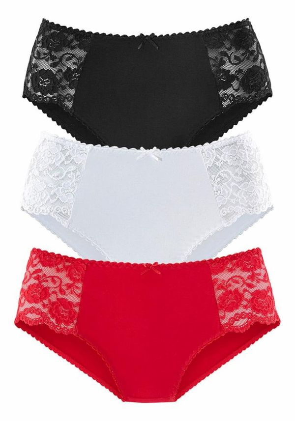 PETITE FLEUR PETITE FLEUR Hipster gaćice  crvena / crna / bijela