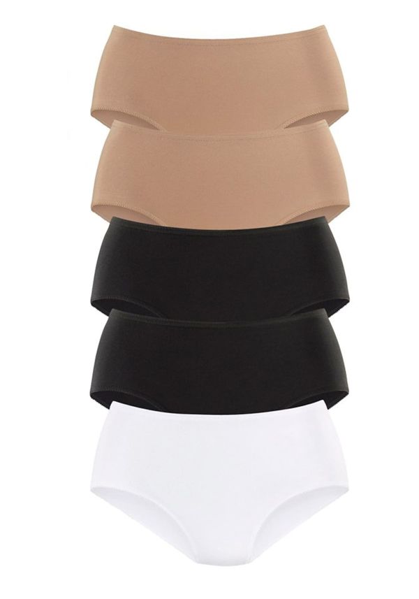 PETITE FLEUR PETITE FLEUR Hipster gaćice  nude / crna / bijela