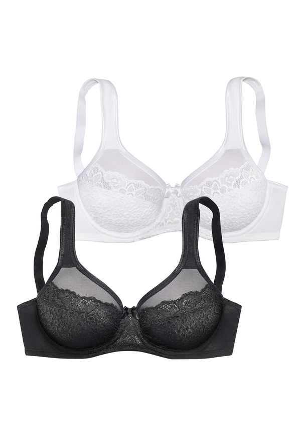 PETITE FLEUR PETITE FLEUR Minimizer grudnjak  crna / bijela