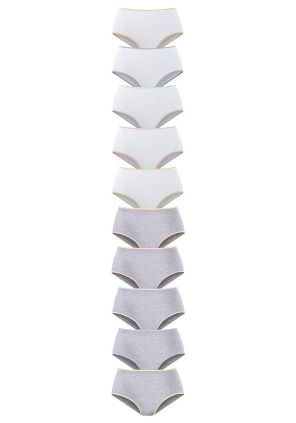 PETITE FLEUR PETITE FLEUR Slip  siva melange / pastelno zelena / pastelno ljubičasta / bijela