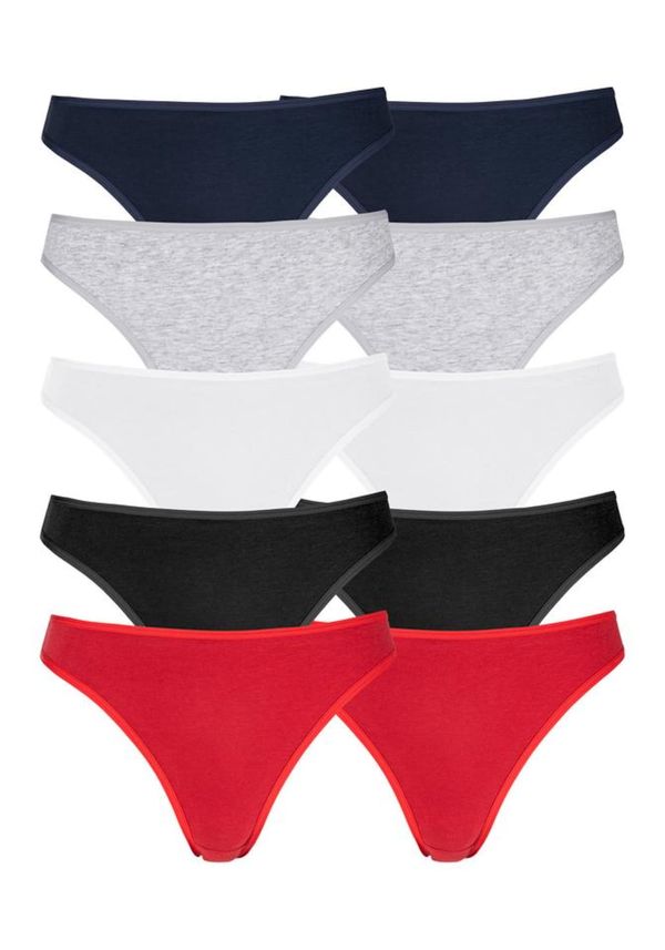 PETITE FLEUR PETITE FLEUR Tanga gaćice  crvena / crna / bijela