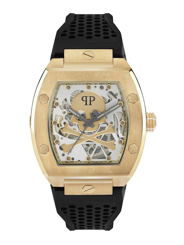 Philipp Plein Philipp Plein Analogni sat  zlatna / crna / srebro